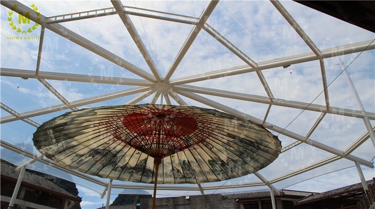 The ETFE Steel and Memberane Structure Project of Yangshuo Theatre