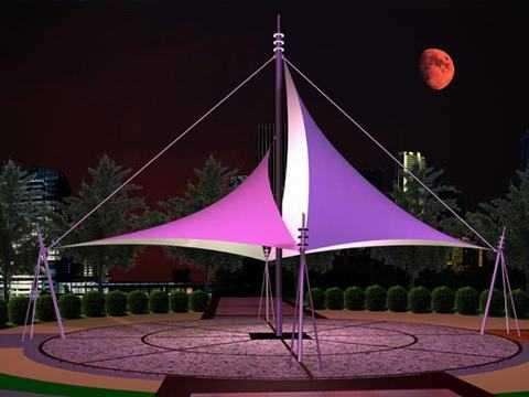 tensile membrane,tensile membrane structure,tent canopy,steel structure