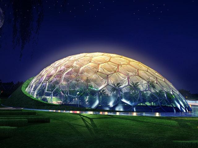 tensile membrane structure,canopy,inflated domes,steel structure,roof canopy