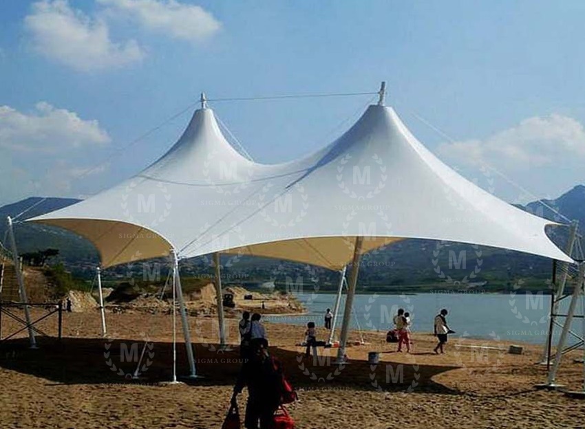 tensile membrane structure,canopy,Air Dome,steel structure,tensile membrane