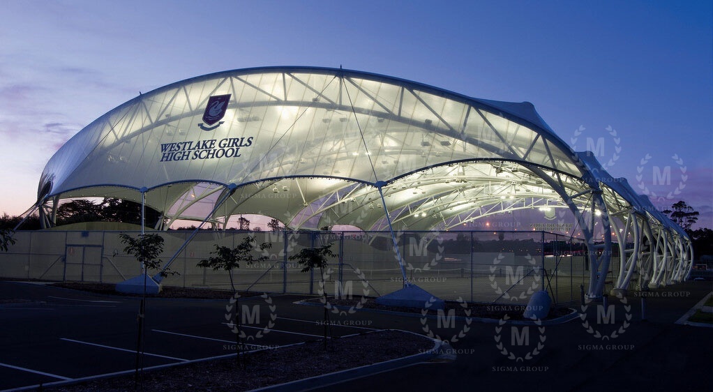 tensile fabric structure,inflated domes,Air Dome,roof canopy